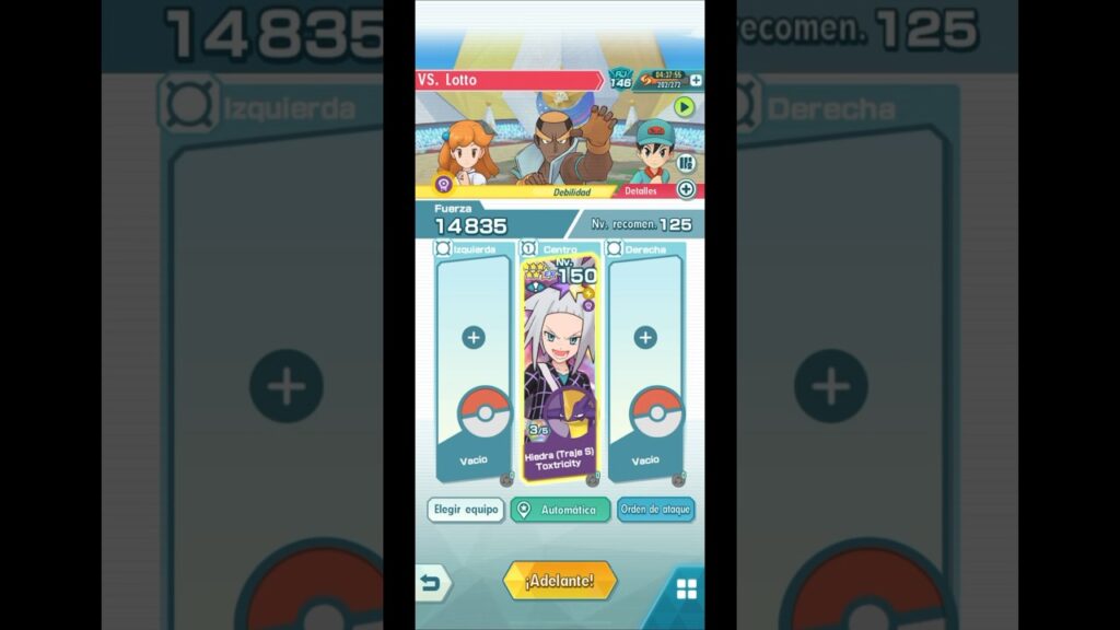 Hiedra/Roxie y Toxtricity 1vs3 2500pts -Pokemon Masters EX- #pokemon #pokemonmasters