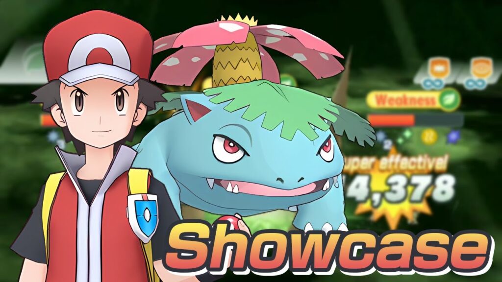 3/5 RED (MIX) & VENUSAUR OFF-TYPE AND ON-TYPE SHOWCASE | vs Unova Elite Four | Pokemon Masters EX