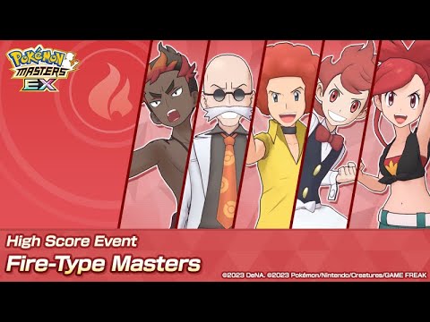 Pokemon Masters EX: High Score Event Fire Type Masters 180K Completed (Season 3)