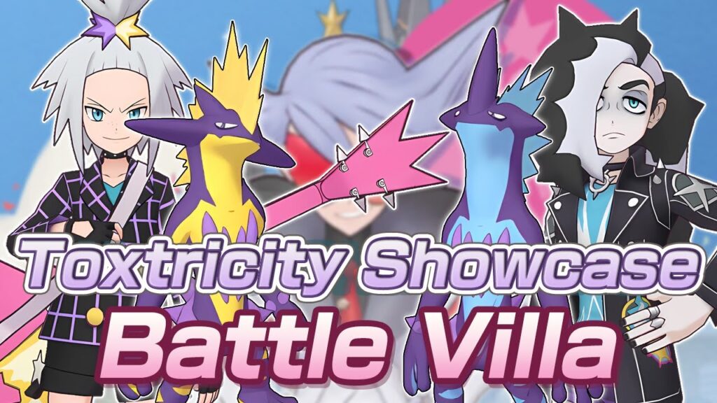 [Pokemon Masters EX] DUAL TOXTRICITY SHOWCASE | SS Roxie + SS Piers | Battle Villa