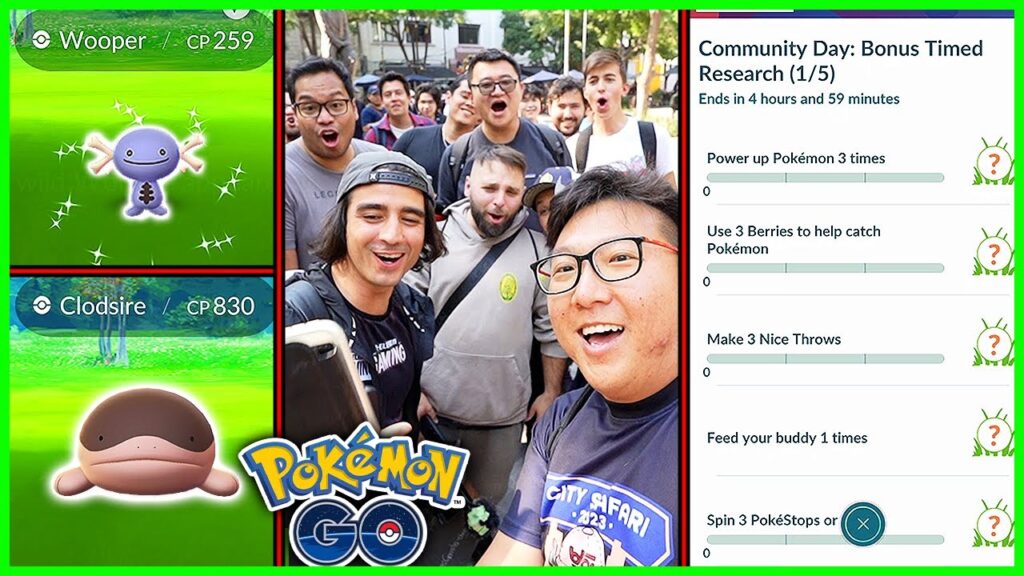 Wooper Community With an Exclusive Research ONLY AVAILABLE in Mexico City! - Pokemon GO