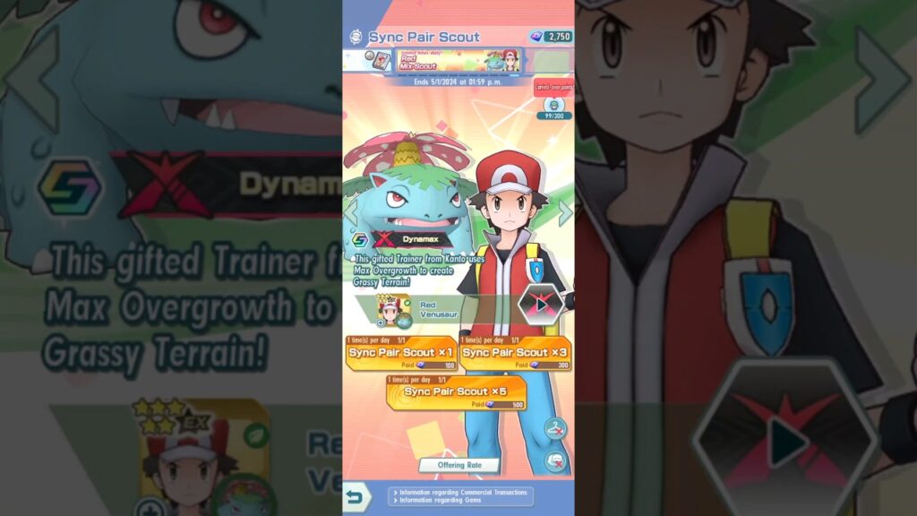 The Curse Finally Ended...? | Red (Mix) & Venusaur Summons | Pokemon Masters EX