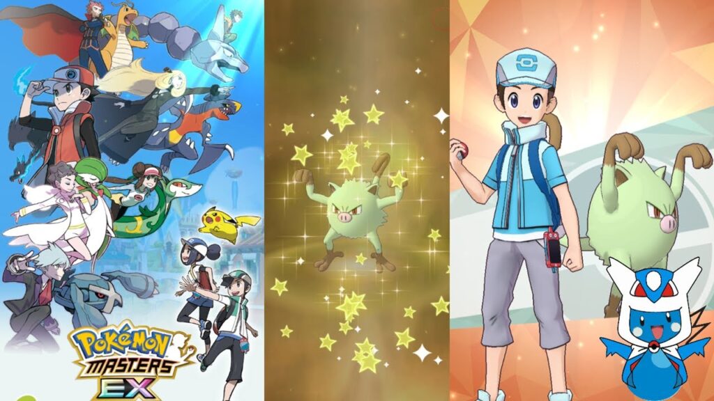 Pokemon Masters EX:  Shiny Mankey Reaction