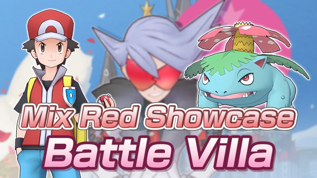 MIX RED vs BATTLE VILLA SHOWCASE | 3/5 Red (Mix) & Venusaur | Pokemon Masters EX