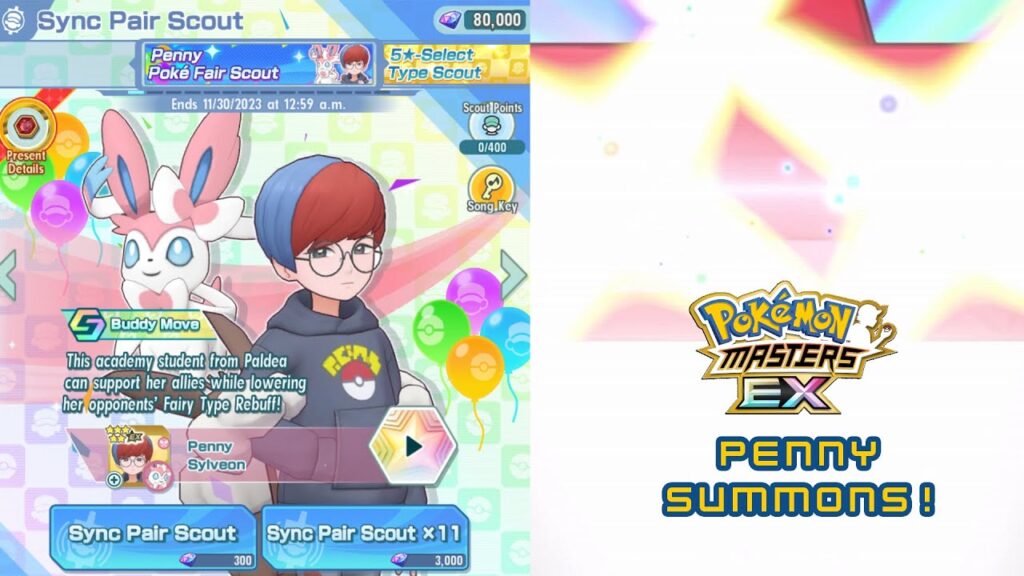 Pokemon Masters EX - Penny Summons - Took More Gems than I wanted...