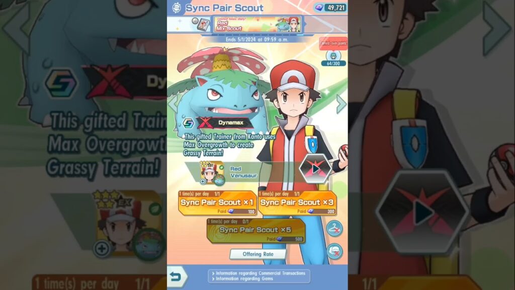 Pokemon Masters EX: Red Mix Scout Summoning Day 12