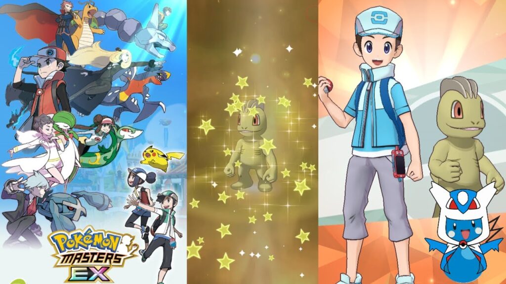 Pokemon Masters EX:  Shiny Machop Reaction