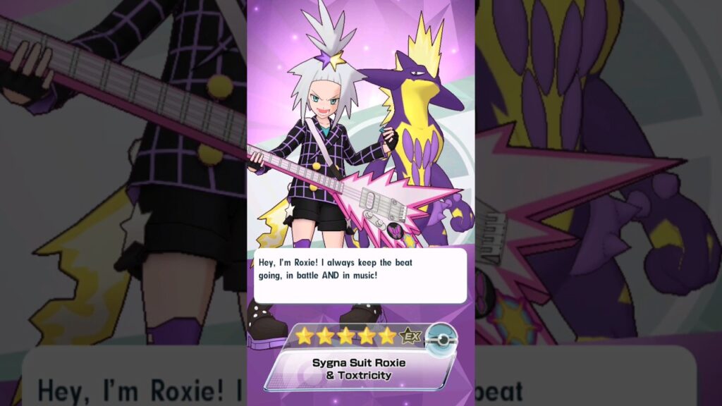 Sygna Suit Roxie Toxtricity 1/5! 9th Single Pull! Pokemon Masters EX Gacha SS Roxie Pokefair Scout
