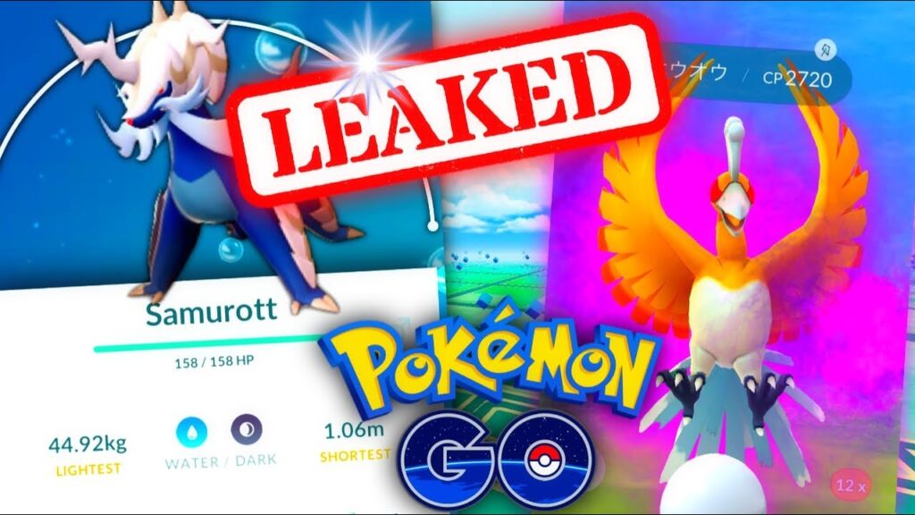 *MORE LEAKS* Shiny Hisuian Samurott & Shiny Shadow Ho-Oh Raid weekends in Pokemon GO
