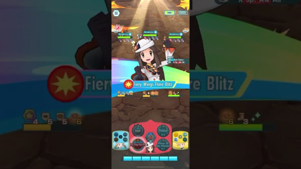 Pokemon Masters EX: May-NC Leaf-NC Blue Take Down Anabel!