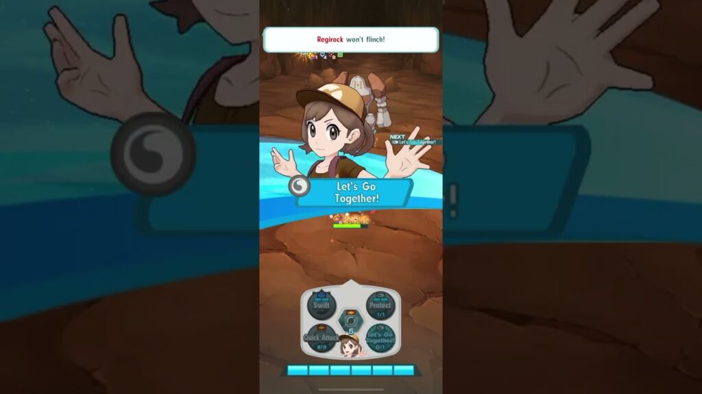Elaine (Let’s Go ) & Eevee Solo Regirock Legendary Arena  [ Pokemon Masters Ex ]