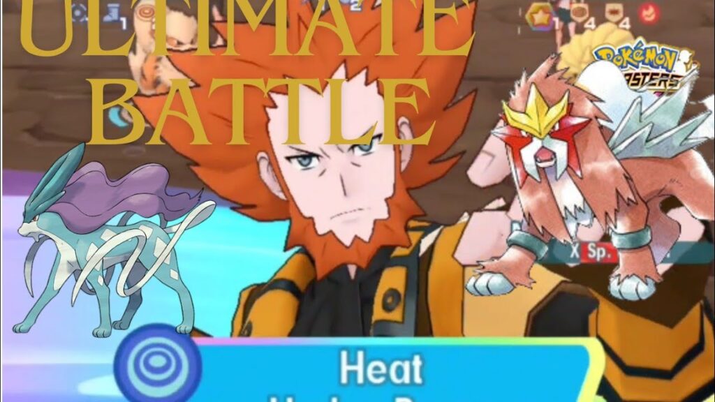 Pokemon Masters EX -  SS Lysandre & Volcanion VS Entei | Anabel's Flickering Flames Ultimate Battle!