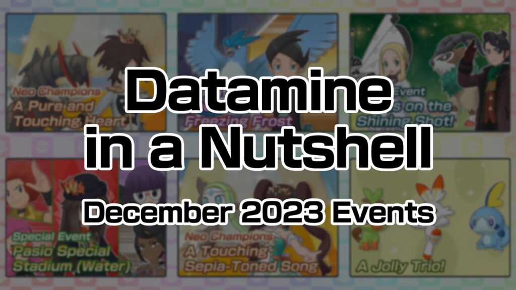 [Pokemon Masters EX] DATAMINE IN A NUTSHELL (December 2023 Events)