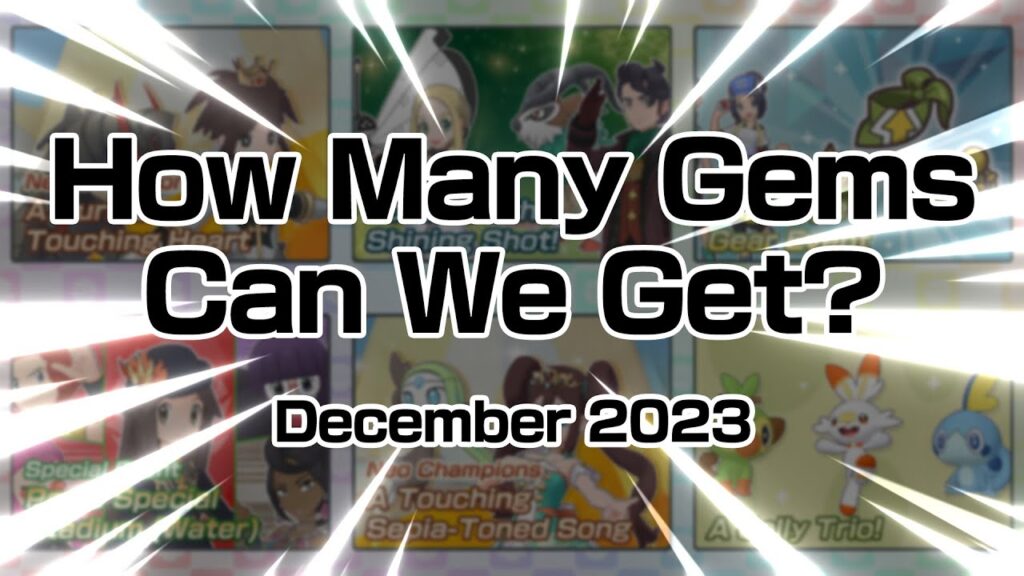 [Pokemon Masters EX] HOW MANY GEMS CAN WE GET? (December 2023)