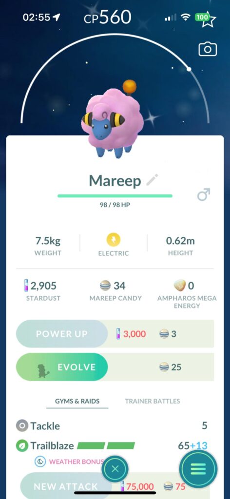 Shiny Mareep are pink!?