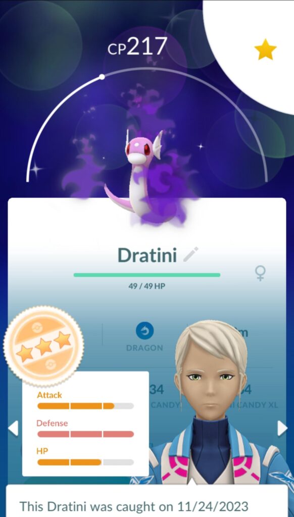 Got my first shadow shiny today!