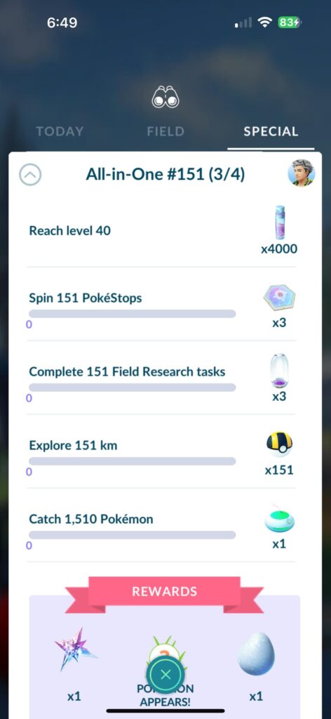 And so my hunt for Shiny Mew begins