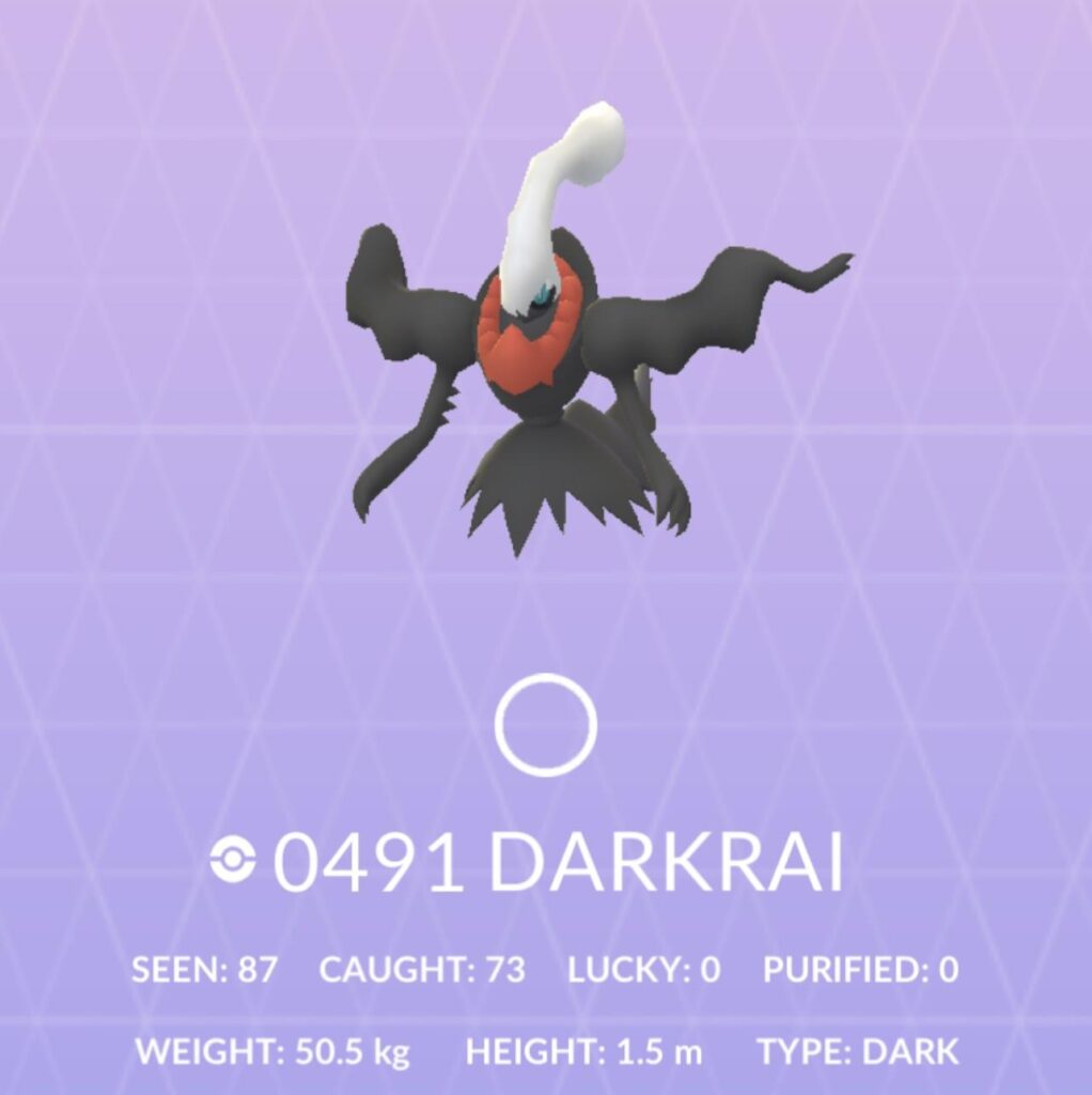 87 encounters. No shiny. I’m tired.