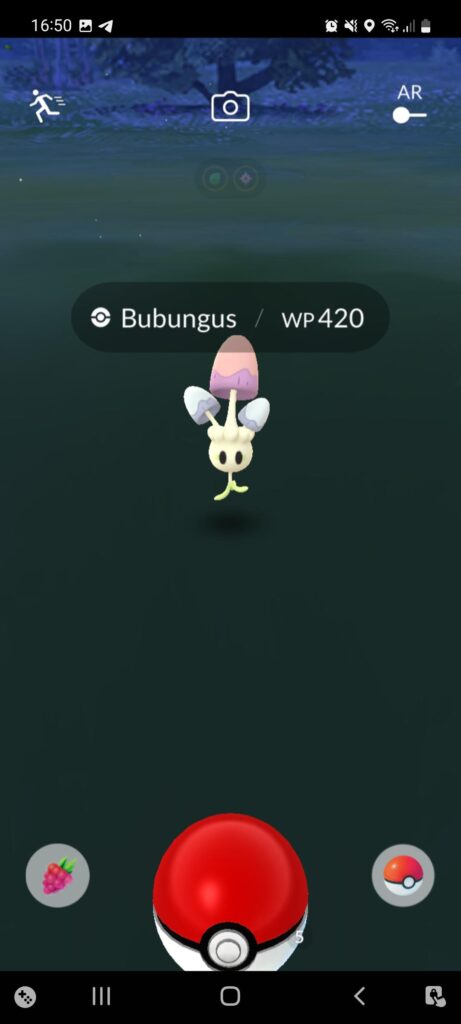 I think this glowing mushroom is not here for fighting