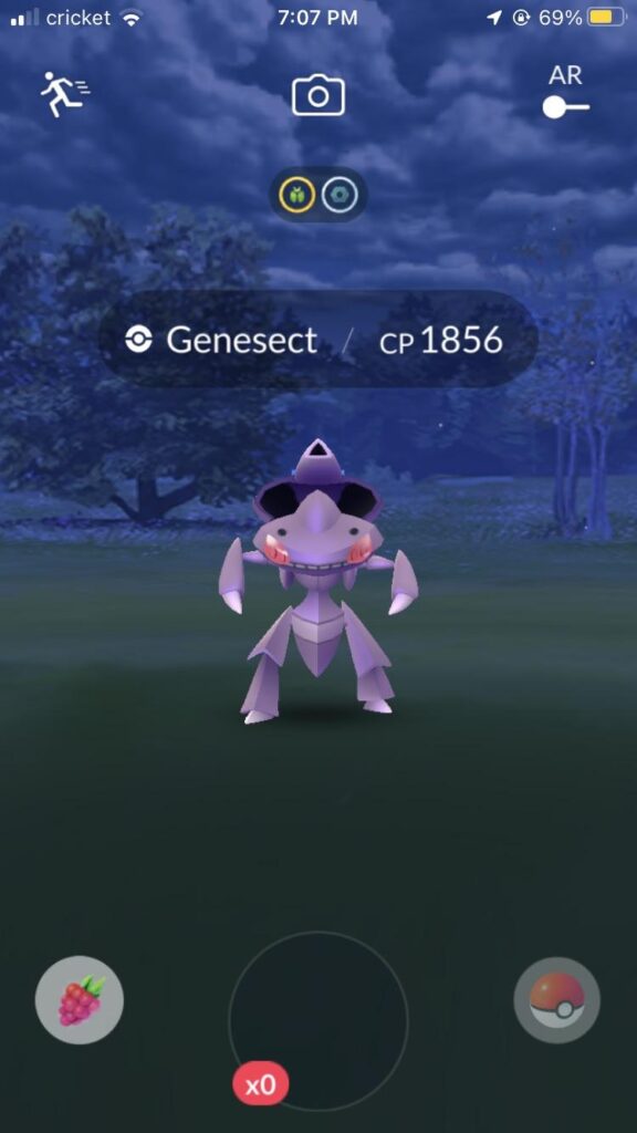 Got a Genesect from GBL rare encounter. Alas… no balls until tomorrow