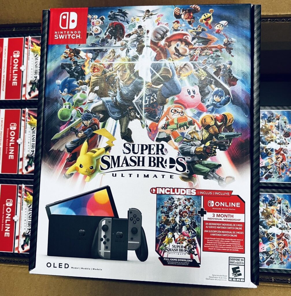 Super Smash Bros. Ultimate Switch OLED bundle is coming, includes digital game and 3 months of NSO