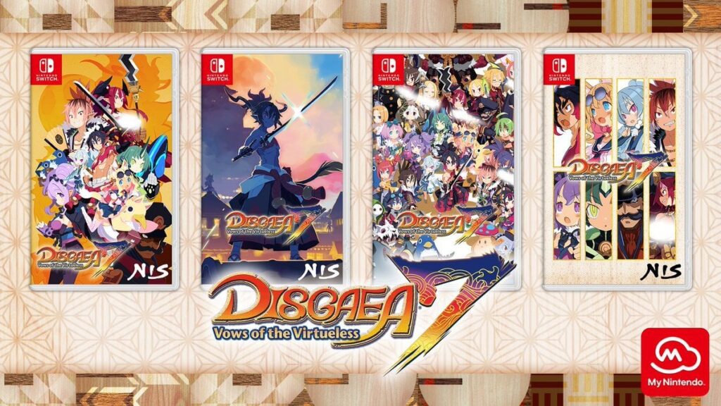 Disgaea 7 - My Nintendo Rewards offer 4 New BoxArt Covers