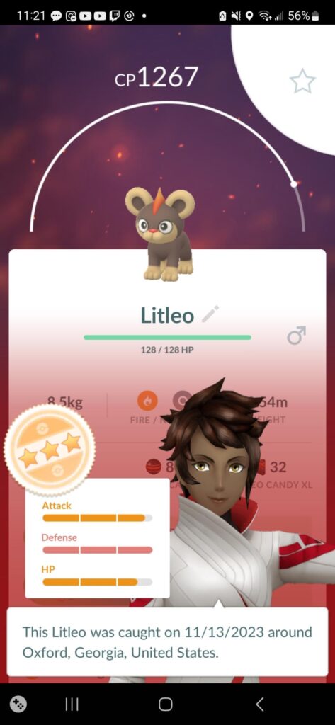 3 star male litleo/pyroar