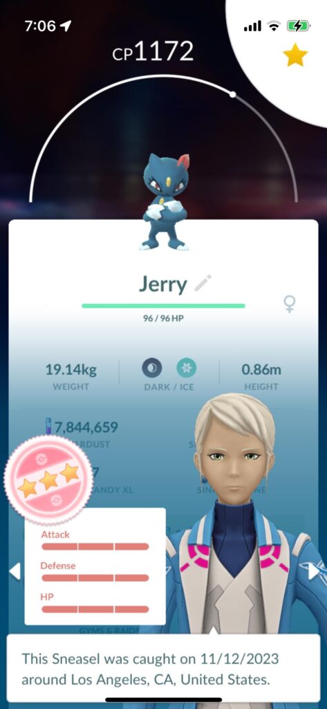 Is this Sneasel worth evolving or powering up?