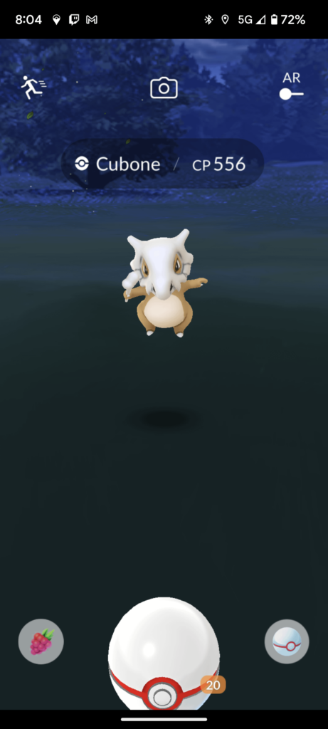 Event Cubone lose event outfits in raids after 8pm -_-