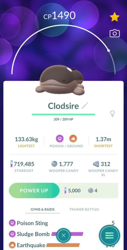 This pokemon brings me so much joy! It's my favourite.