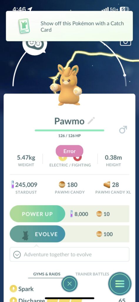 I walked 25 km with it and this popped up
