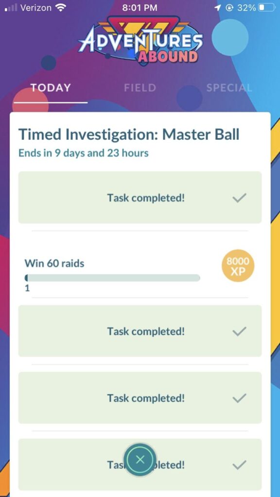 Almost there, trainers.
