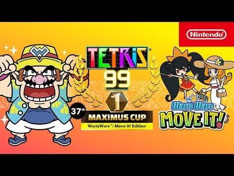 Tetris 99 - Maximus Cup with WarioWare: Move It Theme Reveal