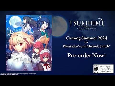 TSUKIHIME - A Piece Of Blue Glass Moon- New Trailer (Summer 2024 Release)