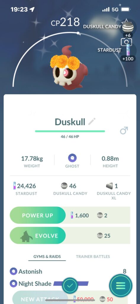YOOO FINALLY GOT SHINY DUSKULL