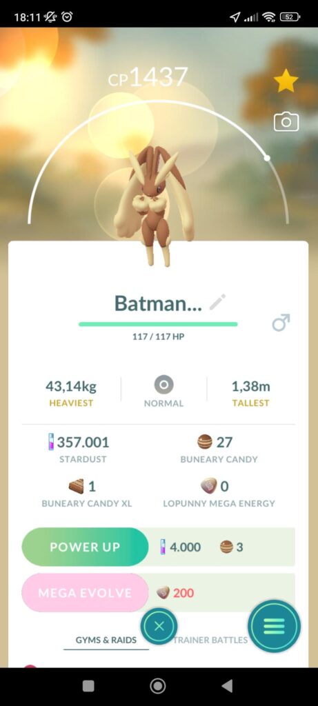 I caught a little Pokémon...
