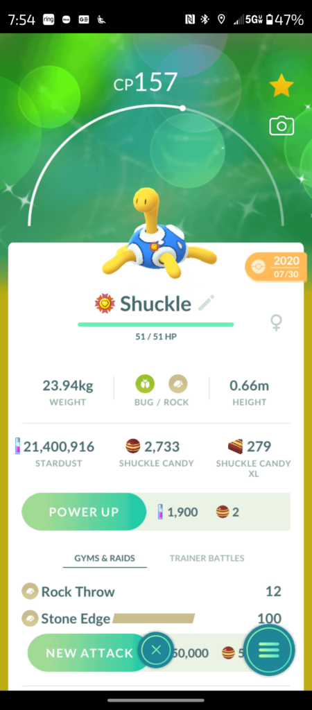 How much stardust does everyone try to keep?