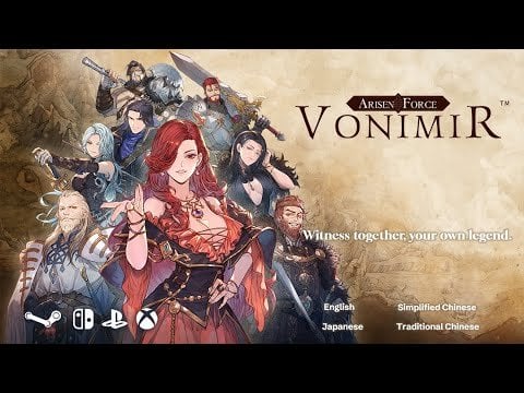 Arisen Force: Vonimir - Reveal Trailer (HD2D RPG 2024 Release)