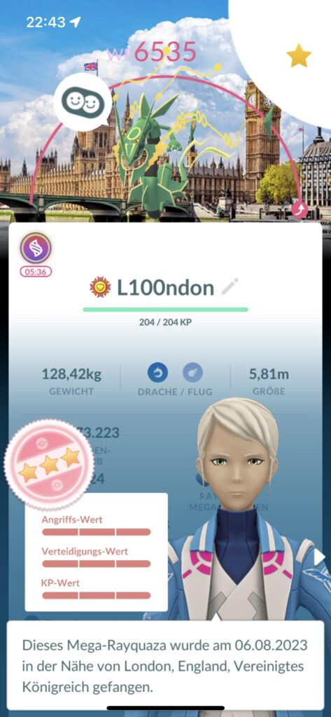 Pretty proud about this one! Highest CP Rayquaza can reach
