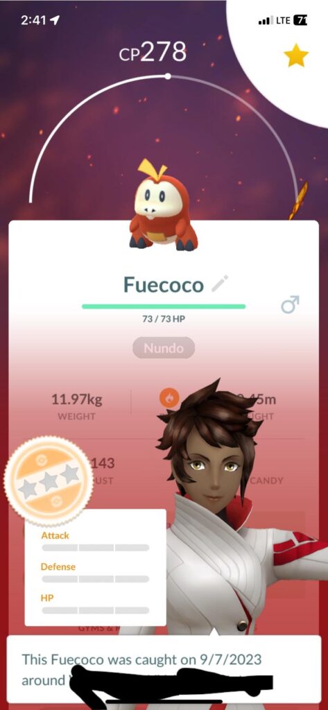Idk how rare this is but it was one of my first pokemon