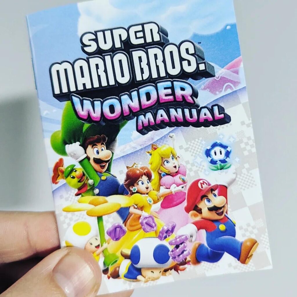 I made a Custom Super Mario Bros. Wonder Manual :)