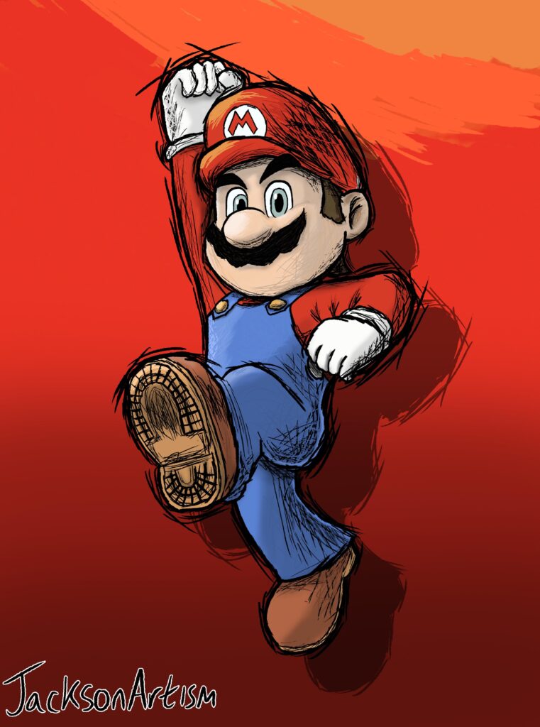 Mario Strikers inspired fanart