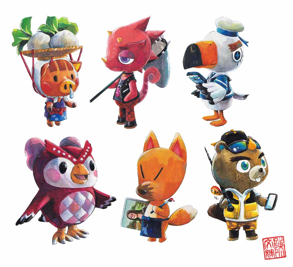 Animal Crossing Fan Art / wish I had time to do more!