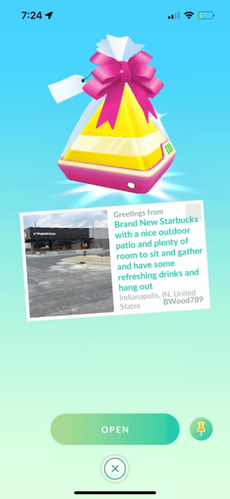 opened this gift today from a very specific starbucks