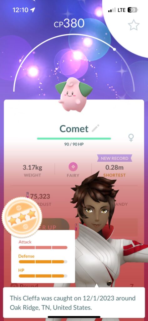 I got a lil green comet today :D
