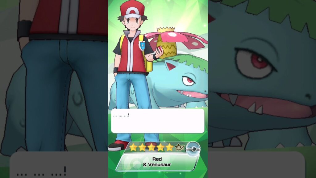 5* Classic Red Venusaur 1/5! Pokemon Masters EX Special Red Mix Paid Gacha Scout 18 Scout Points!