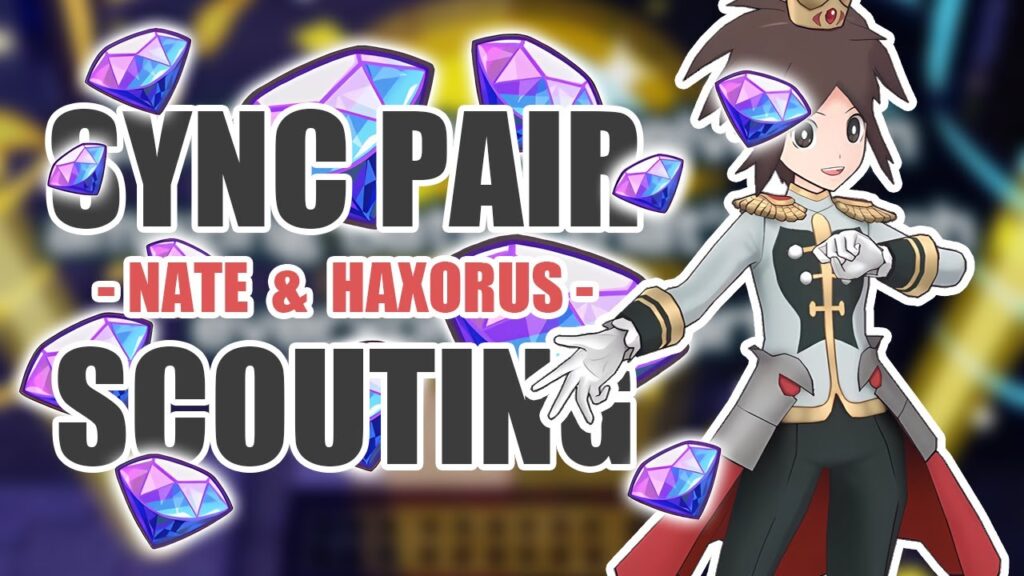 [Pokemon Masters EX] NATE GETS AN ALT | Sync Pair Scout - Nate (Champion) and Haxorus