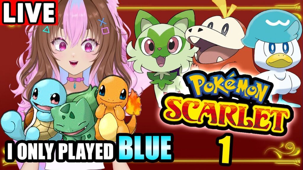 Gen 1 Pokemon Master Plays Pokemon Scarlet | Live First Playthrough