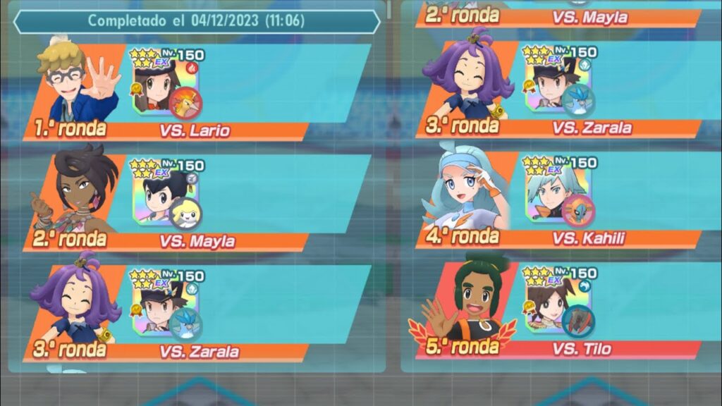 Alto Mando Alola 1vs3 15.000pts (Semana 171) -Pokemon Masters EX-
