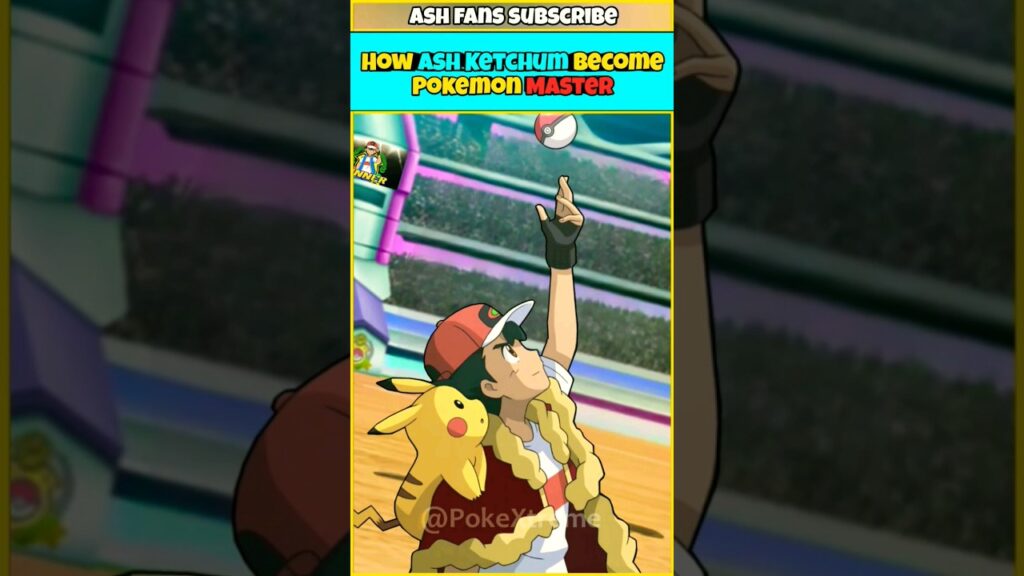 How Ash Ketchum Become Pokemon Master | #pokemon #shorts